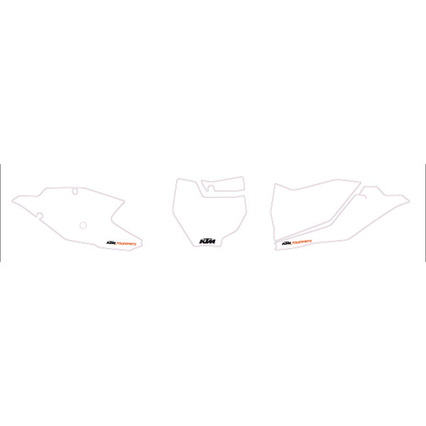 KTM Start number backgrounds